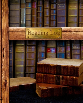 Reading Log: Gifts for Book Lovers (A reading journal with 100 spacious record pages and more in a large soft covered notebook from our Antique Bookshelf range) - Smart Bookx