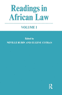 Readings in African Law CB: Volumes 1 and 2