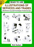 Ready-To-Use Illustrations of Services and Trades: 98 Different Copyright-Free Designs Printed One Side
