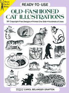 Ready-To-Use Old-Fashioned Cat Illustrations