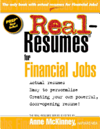 Real Resumes for Financial Jobs