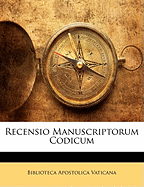 Recensio Manuscriptorum Codicum