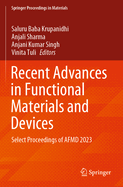 Recent Advances in Functional Materials and Devices: Select Proceedings of AFMD 2023