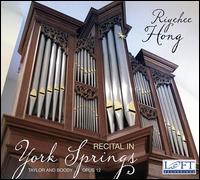 Recital in York Springs - Riyehee Hong (organ)