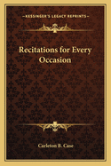 Recitations for Every Occasion