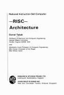 Reduced instruction set computer - RISC - architecture