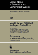 Redundancy in Mathematical Programming: A State-Of-The-Art Survey