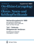 Referate: Bildgebende Verfahren in Der Hals-Nasen-Ohren-Heilkunde, Kopf- Und Hals-Chirurgie