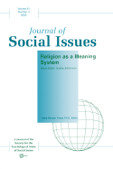 Religion as a Meaning System - Silberman, Israela (Editor), and Frieze, Irene Hanson (Editor)