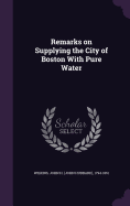 Remarks on Supplying the City of Boston With Pure Water