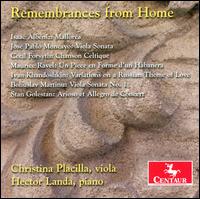 Remembrances from Home - Christina Placilla (viola); Hector Landa (piano)