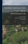 Repertorium Der Hoheren Mathematik: Geometrie.