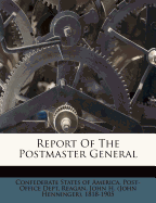 Report of the Postmaster General