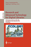 Research and Advanced Technology for Digital Libraries: 5th European Conference, Ecdl 2001, Darmstadt, Germany, September 4-9, 2001. Proceedings