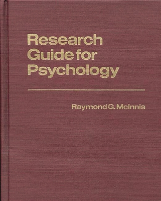 Research Guide for Psychology - McInnis, Raymond G