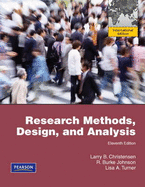Research Methods, Design, and Analysis: International Edition - Christensen, Larry B., and Johnson, R. Burke, and Turner, Lisa A.