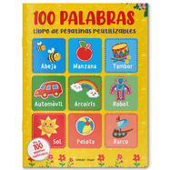 Reusable Sticker Book 100 Words - Spanish