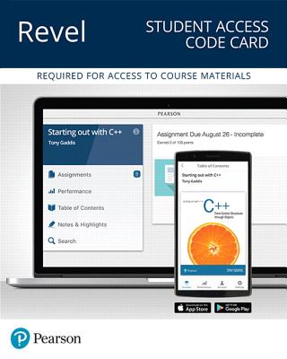 Revel for Gaddis C++ -- Access Card - Gaddis, Tony