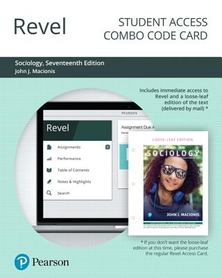 Revel for Sociology -- Combo Access Card - Macionis, John
