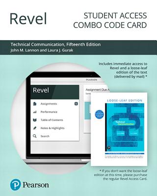 Revel for Technical Communication -- Combo Access Card - Lannon, John, and Gurak, Laura