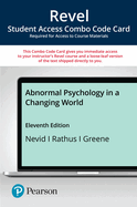 Revel + Print Combo Access Code for Abnormal Psychology in a Changing World