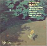 Reynaldo Hahn: Piano Quartet, Violin Sonata & Other Chamber Music - Charles Stewart (violin); Philip de Groote (cello); Room-Music; Stephen Coombs (piano); Yuko Inoue (viola)