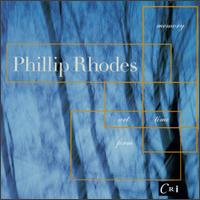 Rhodes: Visions Of Rememberance/Museum Pieces/Autumn Setting/Divertimento - Carleton Contemporary Ensemble; Carol Wilson (soprano); Daniel Reed (violin); Eugene Drucker (violin); Fred Sherry (cello);...