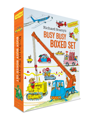 Richard Scarry's Busy Busy Boxed Set: Busy Busy Airport; Busy Busy Cars and Trucks; Busy Busy Construction Site; Busy Busy Farm - Scarry, Richard