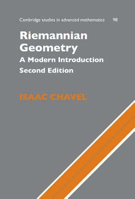 Riemannian Geometry: A Modern Introduction - Chavel, Isaac