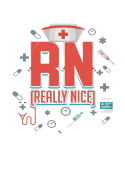 RN Really Nice Registered Nurse: 6 x 9 in 125 page Notebook for registered nurses, nurse assistants, and nursing students.