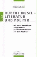 Robert Musil-Literatur Und Politik