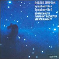 Robert Simpson: Symphonies Nos. 2 & 4 - Bournemouth Sinfonietta; Vernon Handley (conductor)