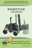 Robotics Journal - A Technical Diary for Stem Students & Robotics Enthusiasts: Build Ideas, Code Plans, Parts List, Troubleshooting Notes, Competition Results, Meeting Minutes, Green Pastel Simple