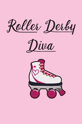Roller Derby Diva Dot Grid Notebook - Essentials, Derby Queen