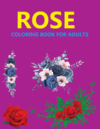 Rose Coloring Book For Adults