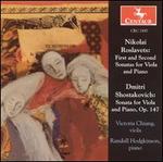 Roslavets & Shostakovich: Works for Viola & Piano - Randall Hodgkinson (piano); Victoria Chiang (viola)