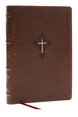 Rsv2ce, Thinline Large Print Catholic Bible, Brown Leathersoft, Comfort Print - Catholic Bible Press