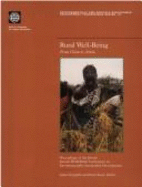 Rural Well-Being: From Vision to Action (Proceedings of the Fourth Annual World Bank Conference on Environmentally Sustainable Development)