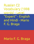 Russian C2 Vocabulary (1998 words) - Level "Expert" - English and Hindi - Mario F. G. Braga