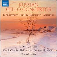 Russian Cello Concertos: Tchaikovsky, Rimsky-Korsakov, Glazunov - Li-Wei Qin (cello); Czech Chamber Philharmonic Orchestra; Michael Halsz (conductor)