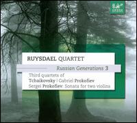 Russian Generations, Vol. 3 - Emi Ohi Resnick (violin); Joris van Rijn (violin); Ruysdael Quartet