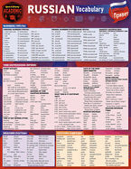 Russian Vocabulary: A Quickstudy Laminated Reference Guide