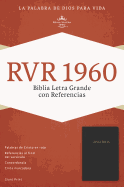 RVR 1960 Biblia Letra Gigante con Referencias, negro imitacion piel