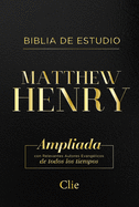 Rvr Biblia de Estudio Matthew Henry, Leathersoft, Negro, Con ndice