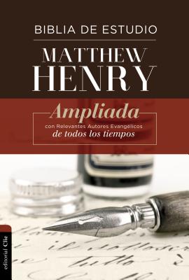 Rvr Biblia de Estudio Matthew Henry, Tapa Dura - Henry, Matthew, and Ropero, Alfonso (Editor)