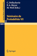 S?minaire de Probabilit?s VII: Universit? de Strasbourg 1971/72 - Dellacherie, C. (Editor), and Meyer, P.A. (Editor), and Weil, M. (Editor)