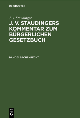 Sachenrecht - Kober, Karl (Commentaries by)