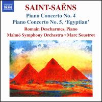 Saint-Sans: Piano Concerto No. 4; Piano Concerto No. 5, 'Egyptian' - Romain Descharmes (piano); Malm Symphony Orchestra; Marc Soustrot (conductor)