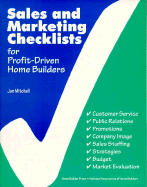 Sales and Marketing Checklist for Profit-Driven Home Builders - Mitchell, Jan, and Craftsman