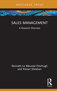 Sales Management: A Research Overview